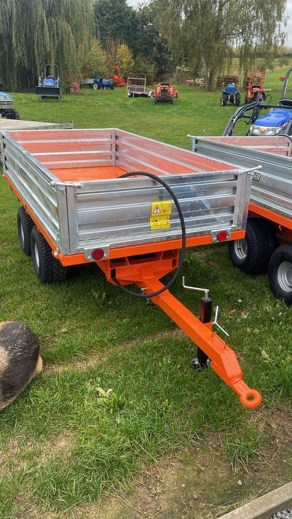 Kipper/kiepkar 2.5 T hydraulisch minitractor, Zakelijke goederen, Ophalen, Grondbewerking