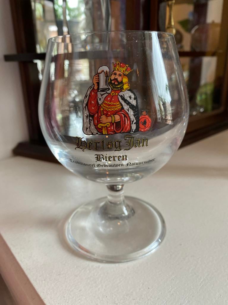Hertog Jan Bierglas - Perfect voor de Liefhebber, Verzamelen, Biermerken, Zo goed als nieuw, Glas of Glazen, Ophalen of Verzenden