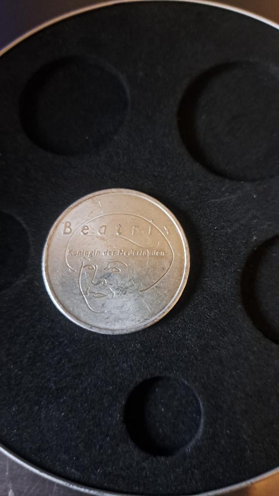 Zilveren 5 euro munt 2004 (Z263-46), Ophalen, Koningin Beatrix, Euro's, Losse munt