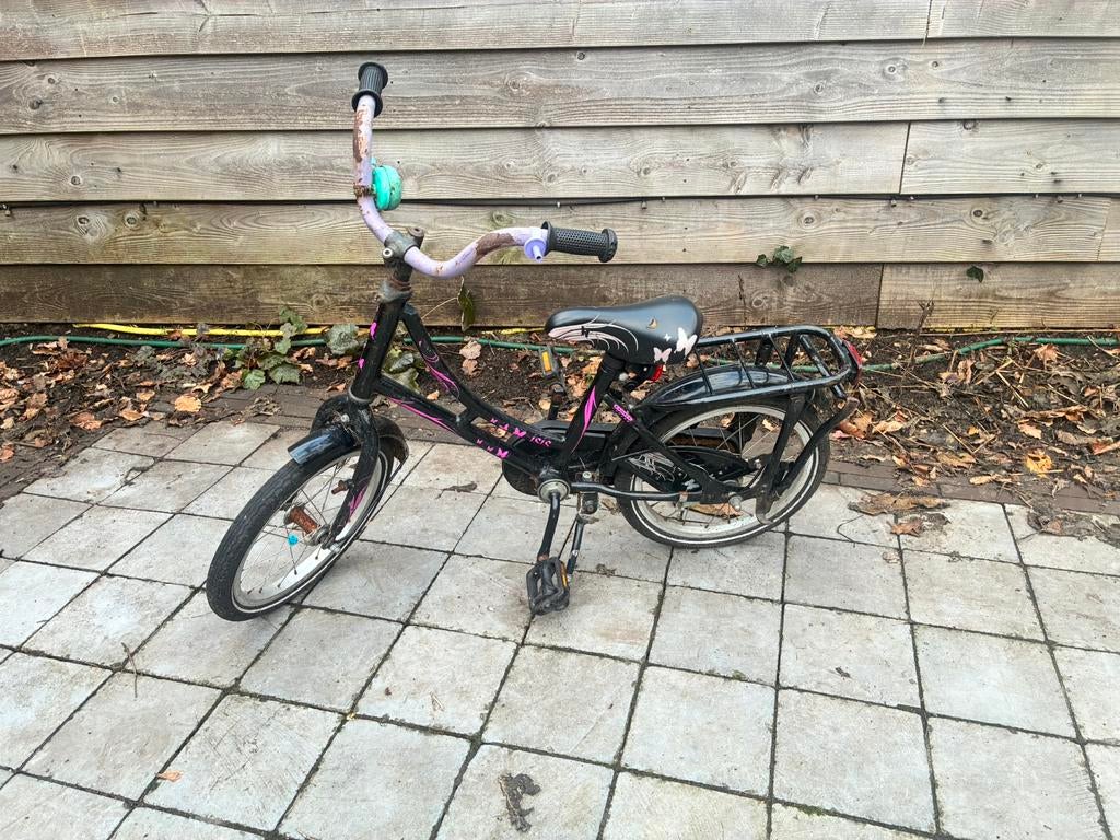 Oefenfiets voor kinderen, Fietsen en Brommers, Fietsen | Meisjes, Ophalen of Verzenden, Gebruikt, 20 inch, Handrem