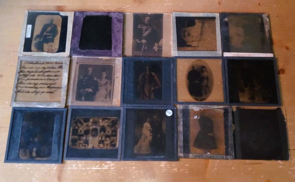 Schitterende glas negatieven, Ophalen of Verzenden