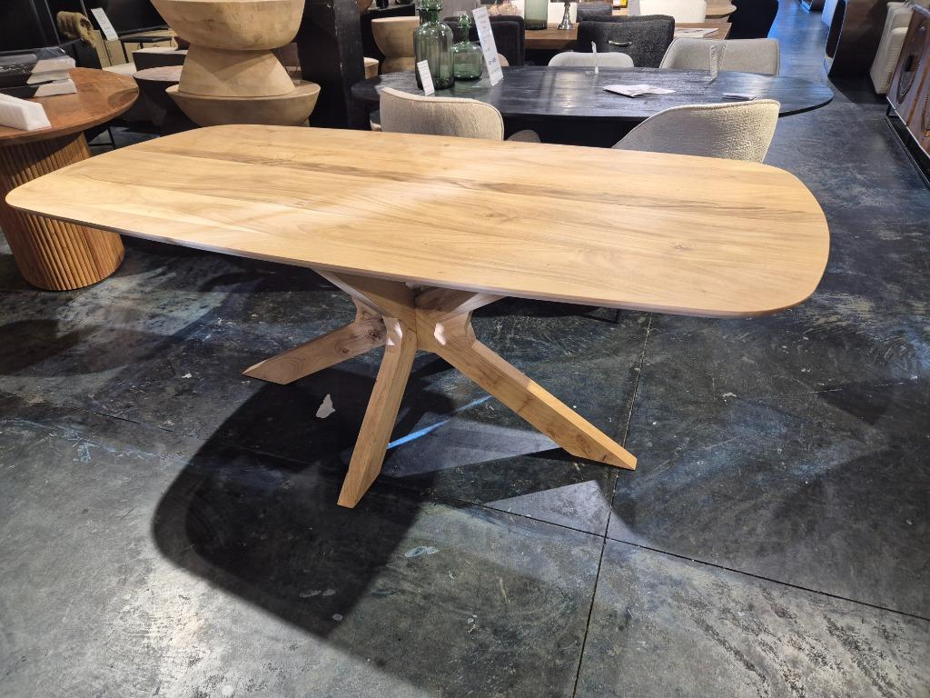 Eettafel  200 / 240 / 280 cm – Bruin of Naturel leverbaar