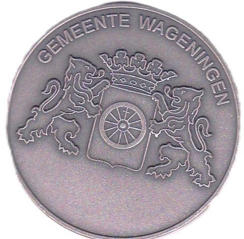 GEMEENTE  WAGENINGEN     STAD DER BEVRIJDING, Postzegels en Munten, Ophalen of Verzenden, Overige materialen