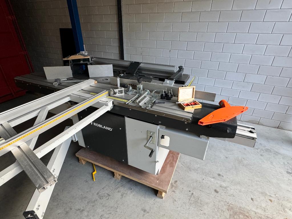 Robland combinatiemachine en afzuiger, Ophalen, 70 mm of meer, Zo goed als nieuw, 1200 watt of meer