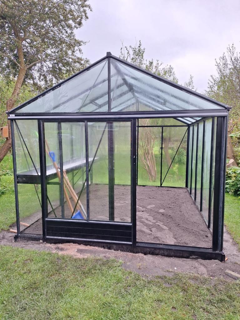 Kas, hobbykas, tuinkas, kantoorkas, Verzenden, Glas, Aluminium, Kweekkas