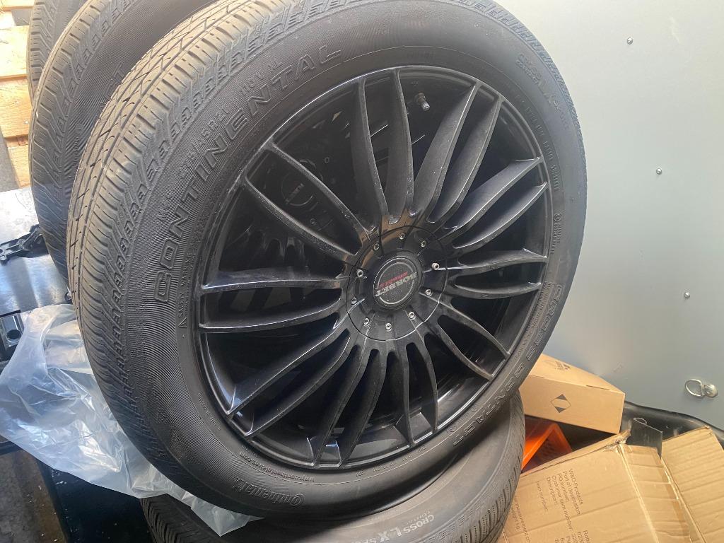 Ford Explorer 6, WINTERSET wielen 21''Borbet, Auto-onderdelen, Banden en Velgen, Gebruikt, 275 mm, Banden en Velgen, All Season