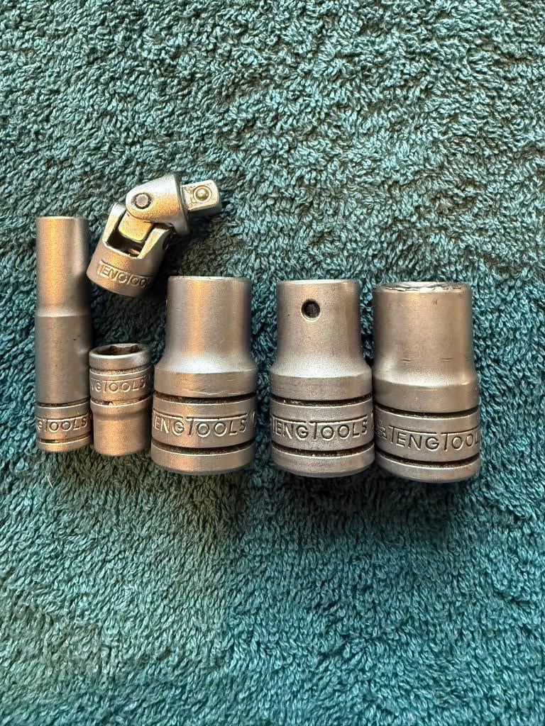 Teng Tools doppen en cardankoppeling, Auto diversen, Autogereedschap, Ophalen of Verzenden, Zo goed als nieuw