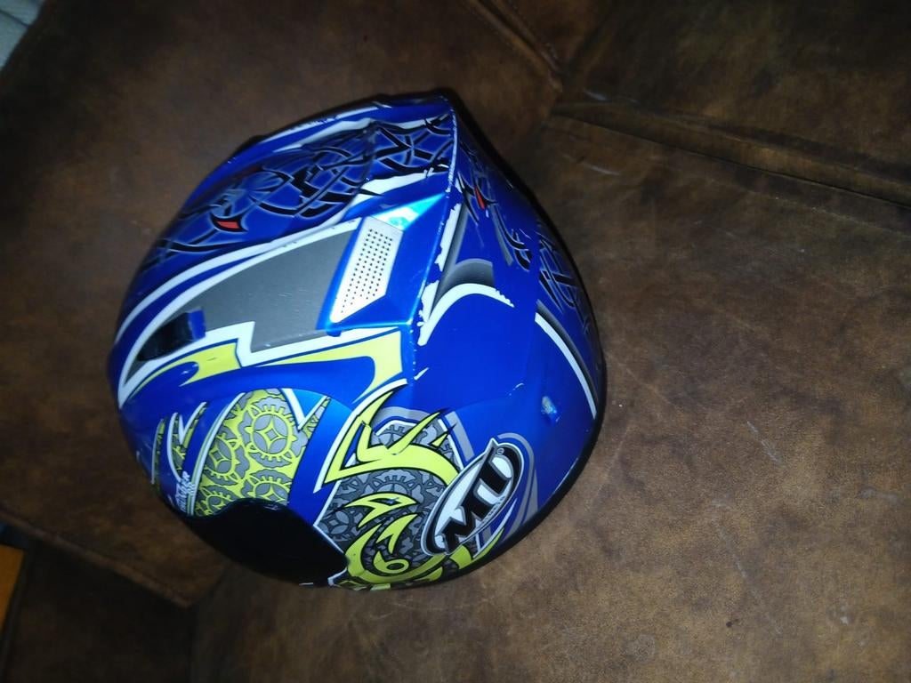 MT Motorhelm Valentino Rossi Design - Goede Staat, Overige merken, M, Heren, Ophalen of Verzenden