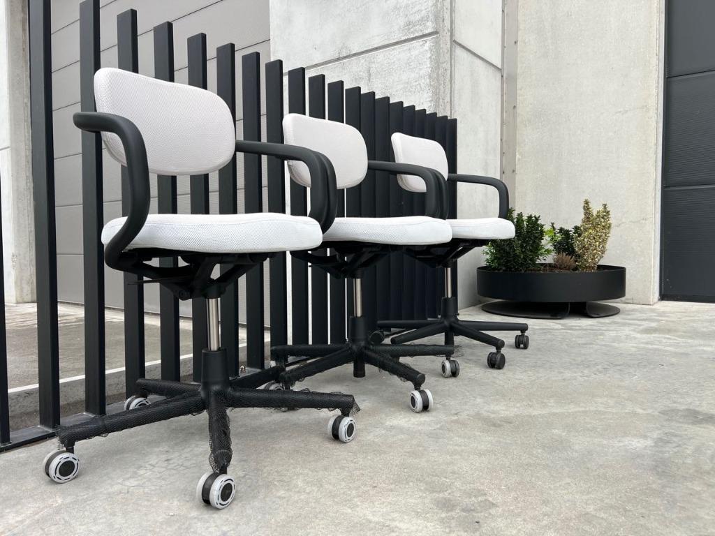 Vitra allstar bureaustoelen, 5x, Huis en Inrichting, Bureaustoelen, Zo goed als nieuw, Bureaustoel, Grijs, Verzenden
