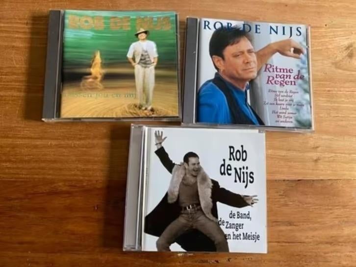 3x Cd van : Rob de Nijs., Ophalen of Verzenden, Zo goed als nieuw, Levenslied of Smartlap