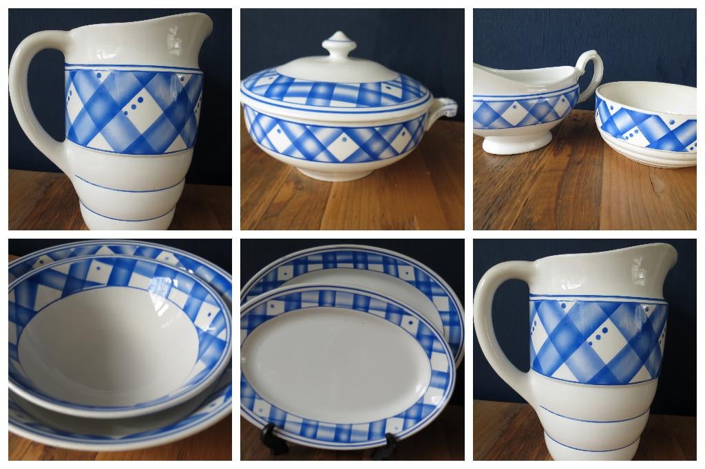 servies onderdelen  LA LOUVIÈRE - BOCH, Antiek en Kunst, Curiosa en Brocante, Ophalen of Verzenden
