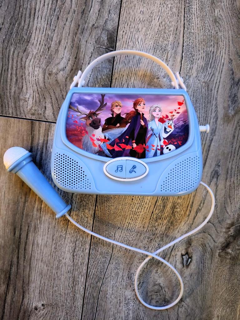 Karaoke set frozen speelgoed, Ophalen, Gebruikt, 2 tot 4 jaar