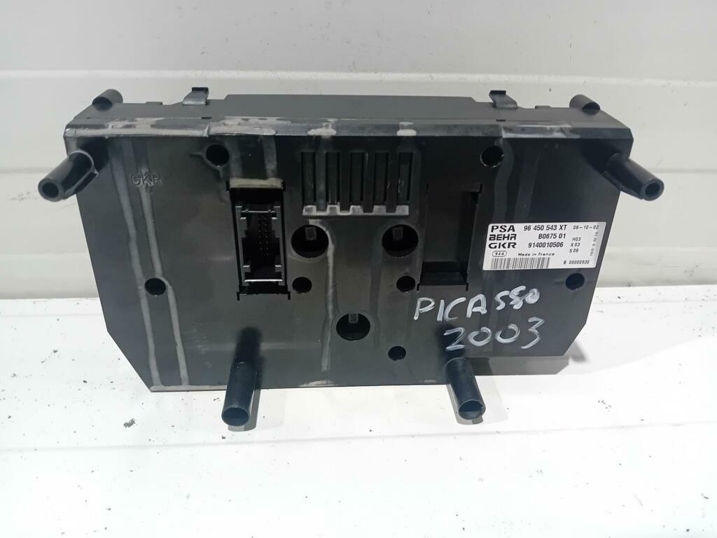 Bedieningspaneel kachel Citroen Xsara Picasso 96450543XT, Ophalen of Verzenden, Gebruikt