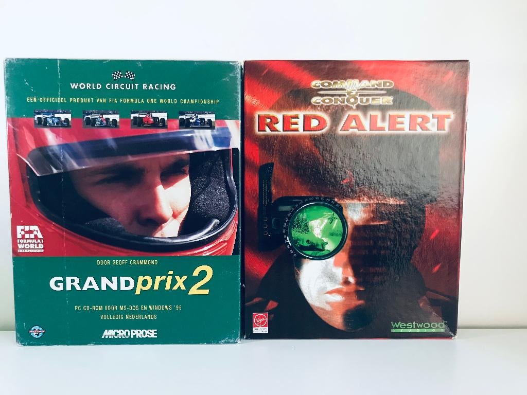 PC - Red Alert Command Conquer en GrandPrix2 (BigBox), Spelcomputers en Games, Games | Pc, 1 speler, Ophalen of Verzenden, Zo goed als nieuw