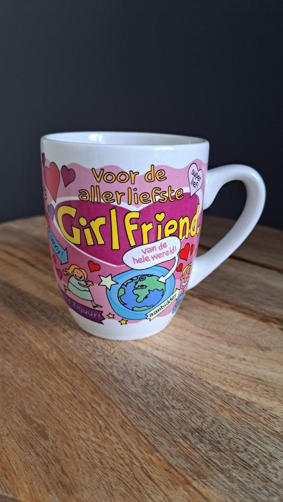 Leuke beker Girl Friend, Ophalen of Verzenden, Overige stijlen, Overige typen