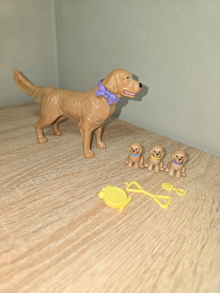 Barbie Kennel care 2001 mattel golden retriever, Verzamelen, Ophalen of Verzenden, Gebruikt, Pop