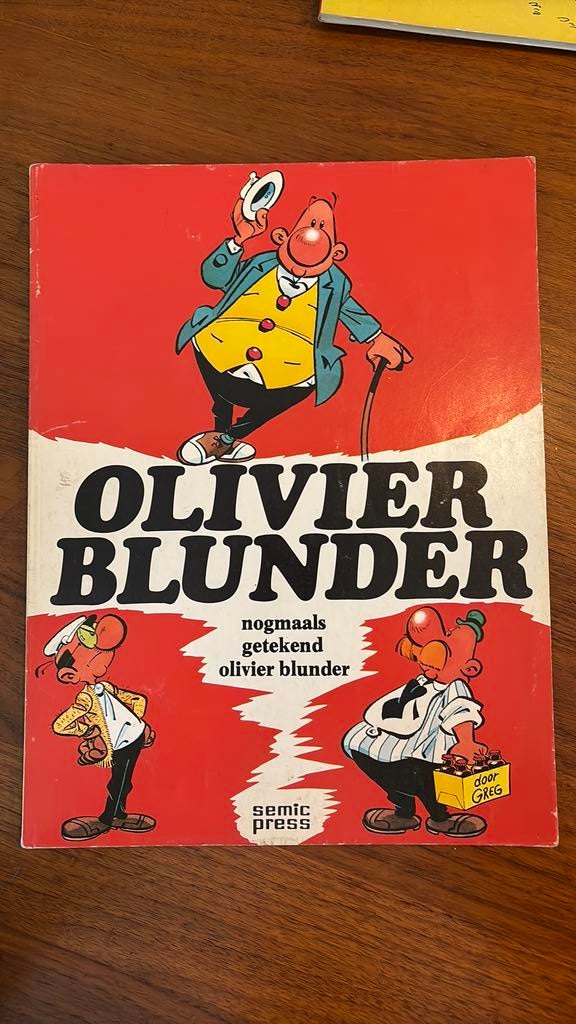 Olivier Blunder, Eén stripboek, Ophalen of Verzenden, Gelezen