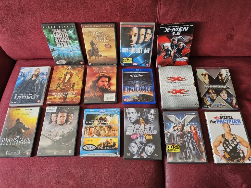 % 16 dvd films, Vanaf 16 jaar, Ophalen of Verzenden, Gebruikt, Actie