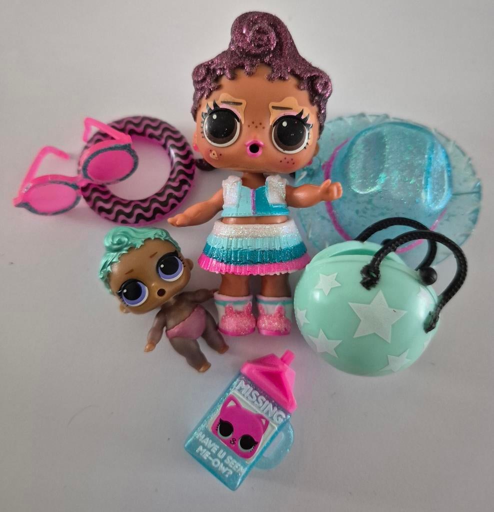 LOL Surprise Pop + Baby + Accessoires, Ophalen of Verzenden, Zo goed als nieuw, Babypop