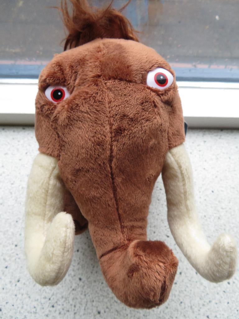 Ice Age knuffel Mannie TCC Global Big Headz, Ophalen of Verzenden, Nieuw, Overige typen