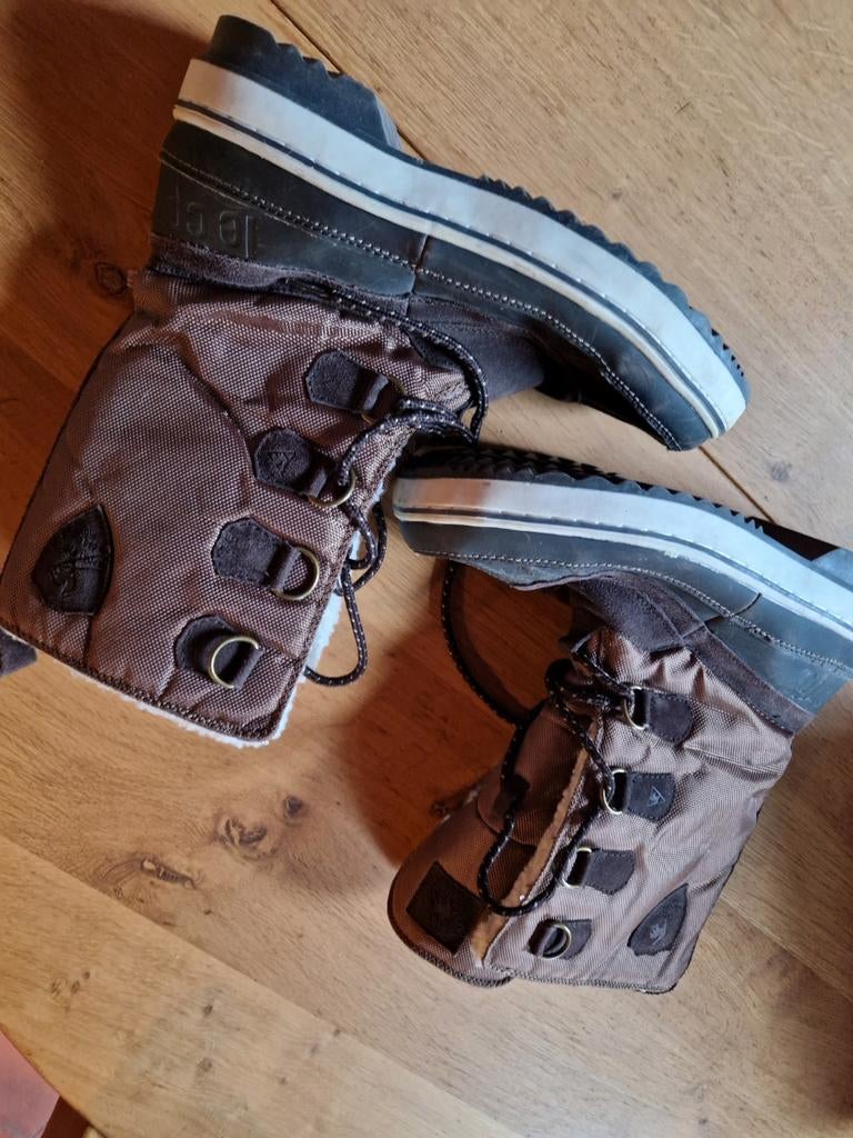 LE COQ SPORTTIF GEVOERDE TEDDY LAARZEN MAAT 43, Kleding | Heren, Schoenen, Ophalen of Verzenden, Bruin, Boots