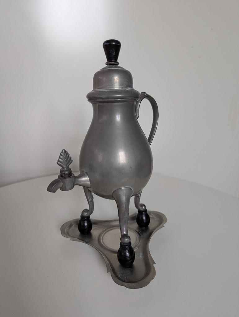 Kraantjeskan tin, Antiek en Kunst, Ophalen of Verzenden