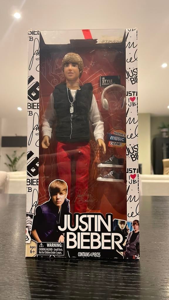 Justin Bieber in doos nw, Ophalen of Verzenden, Nieuw, Pop