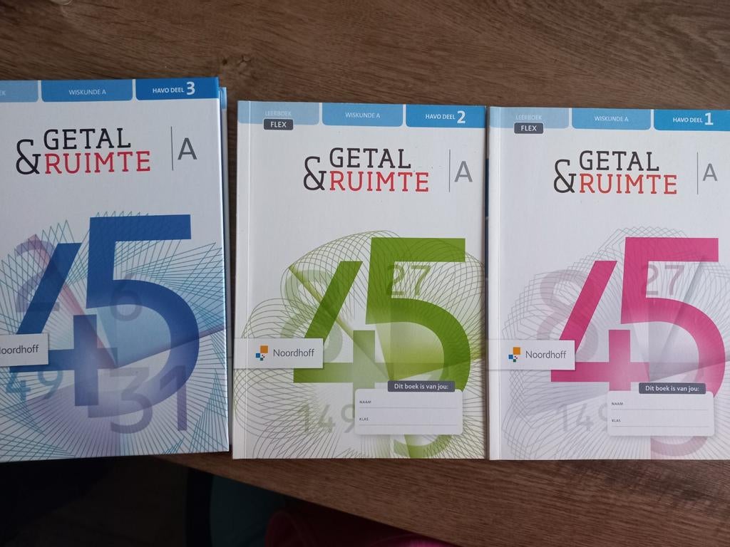 leerboek flex havo wiskunde A deel 2 en 3, Ophalen of Verzenden, Zo goed als nieuw, Natuurwetenschap