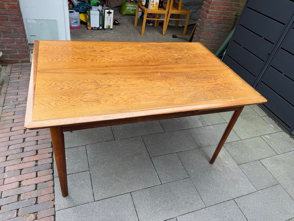 Uitschuifbare ES Möbler Silkeborg eettafel in nette staat, Ophalen, 100 tot 150 cm, Eikenhout, Scandinavisch