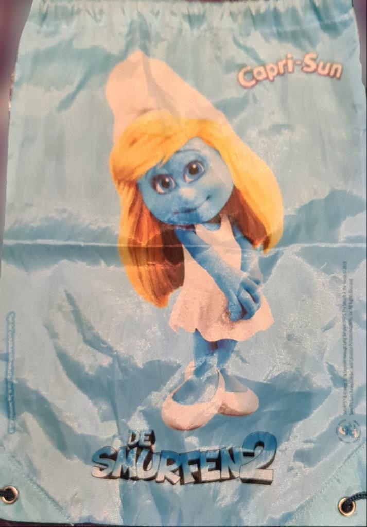 Smurfen Rugzak Peyo smurfin uitgave capri sun, Verzamelen, Smurfen, Ophalen of Verzenden, Zo goed als nieuw
