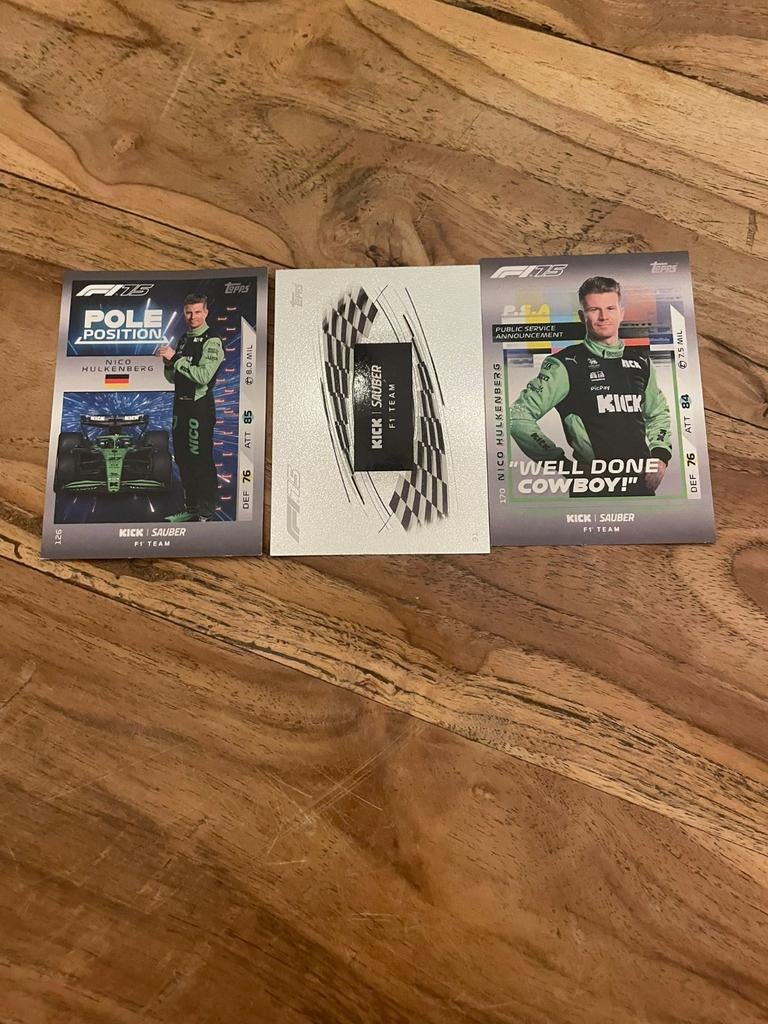F1 kaarten- Sauber- Nico Hulkenberg, Verzamelen, Automerken, Motoren en Formule 1, Ophalen of Verzenden, Nieuw, Formule 1