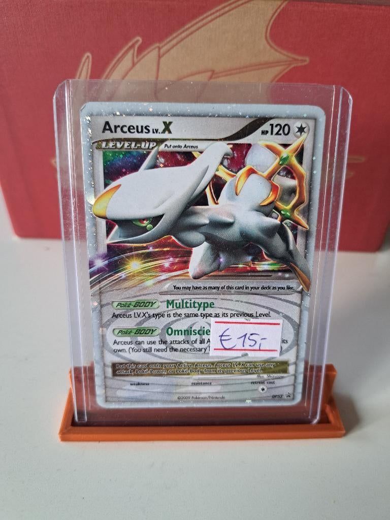Arceus lv. X DP53 Black star promo	 € 15,00, Ophalen of Verzenden, Zo goed als nieuw, Losse kaart