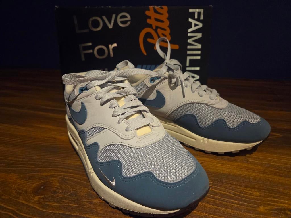 Nike Air Max 1 Patta Waves Blue, Blauw, Nike, Nieuw, Ophalen of Verzenden