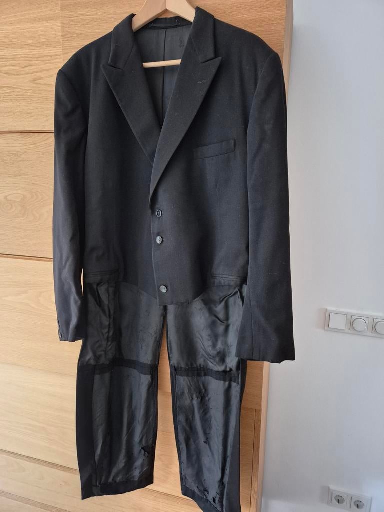 Slipjas/Carnaval/Boeren bruiloft, Kleding | Heren, Kostuums en Colberts, Gedragen, Overige maten, Zwart, Ophalen of Verzenden