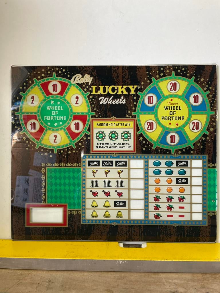Bally Lucky Wheels boven ruit., Euro, Ophalen of Verzenden, Zo goed als nieuw