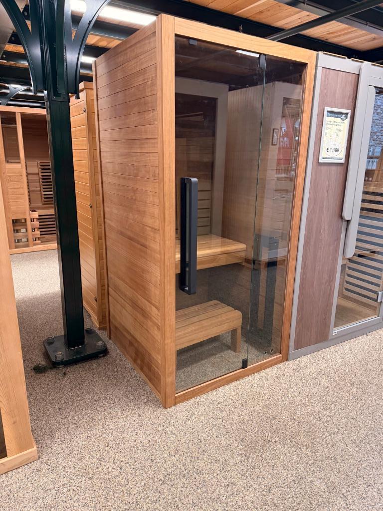 Infrarood binnensauna - SHOWROOMMODEL, Ophalen, Zo goed als nieuw, Infrarood, Complete sauna