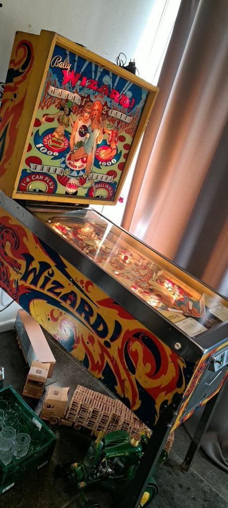 Bally Wizard Flipperkast - Klassieker!, Verzamelen, Automaten | Flipperkasten, Ophalen