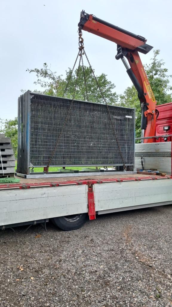 bouwhekken huren 30 stuks voor €15,- per week, Ophalen, Gebruikt, 250 mm of meer, Overige typen
