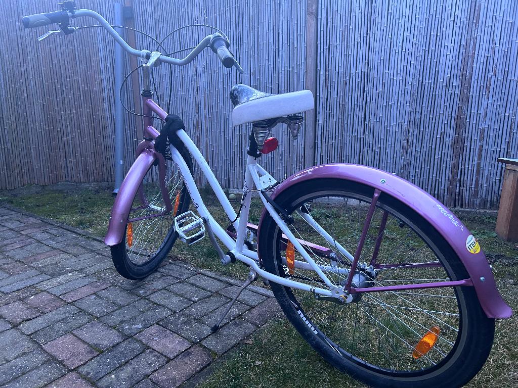 Meisjes fiets, Gebruikt, Versnellingen, Ophalen of Verzenden, 26 inch of meer