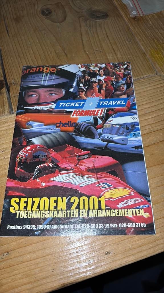 Formule 1 seizoen 2001 uitgave op Zandvoort, Ophalen of Verzenden, Zo goed als nieuw, Formule 1