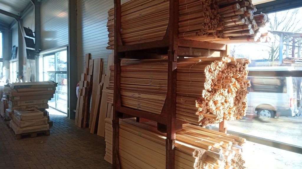 lijstwerk kwartrond hoek/hol lat schilderijlijst profiellat, Doe-het-zelf en Verbouw, Hout en Planken, Ophalen, Minder dan 25 mm