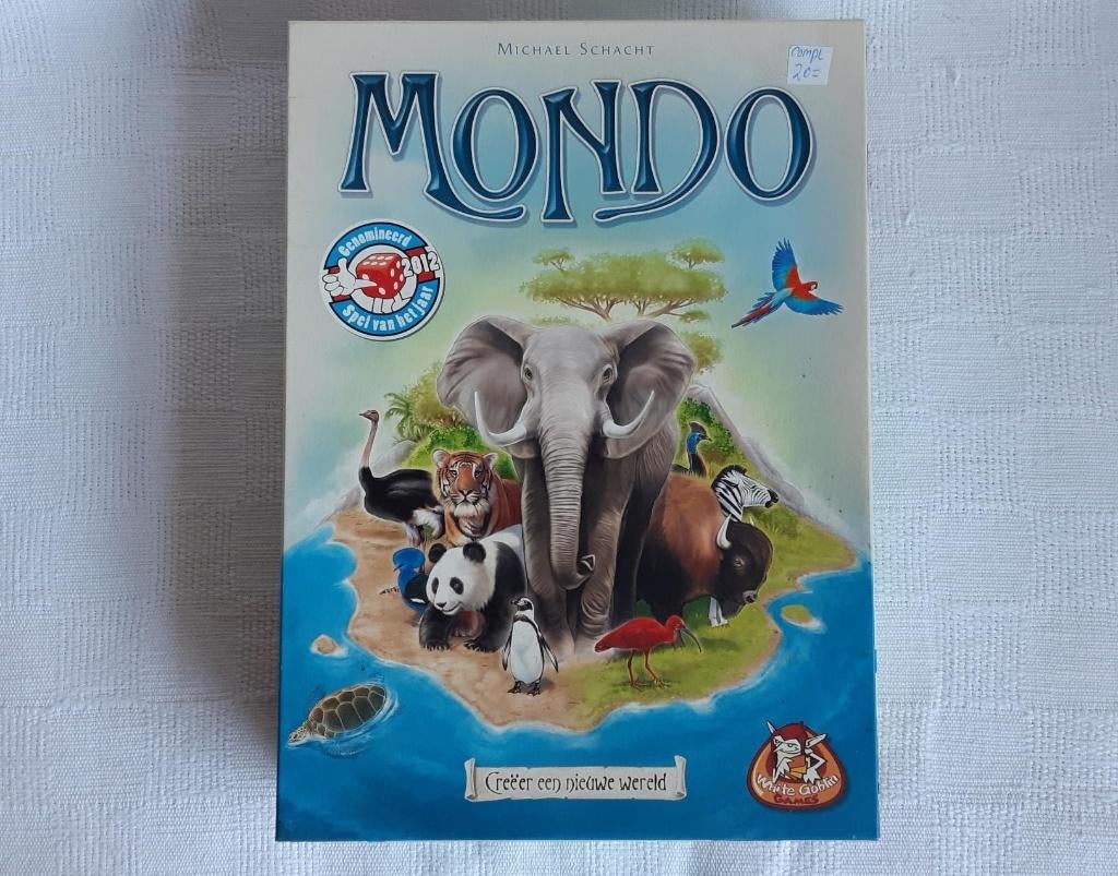 Mondo, Hobby en Vrije tijd, Gezelschapsspellen | Bordspellen, Een of twee spelers, Ophalen of Verzenden, Zo goed als nieuw, White Goblin Games