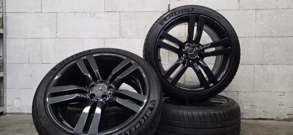 20" Mercedes GLK X204 W204 orig velgen Michelin zomerbanden, Gebruikt, 255 mm, Banden en Velgen, Ophalen of Verzenden