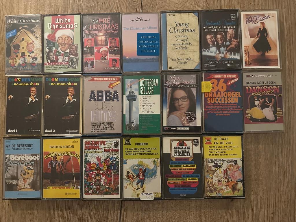 Verzameling cassettebandjes, Cd's en Dvd's, Cassettebandjes, Gebruikt, 2 t/m 25 bandjes, Overige genres, Ophalen of Verzenden