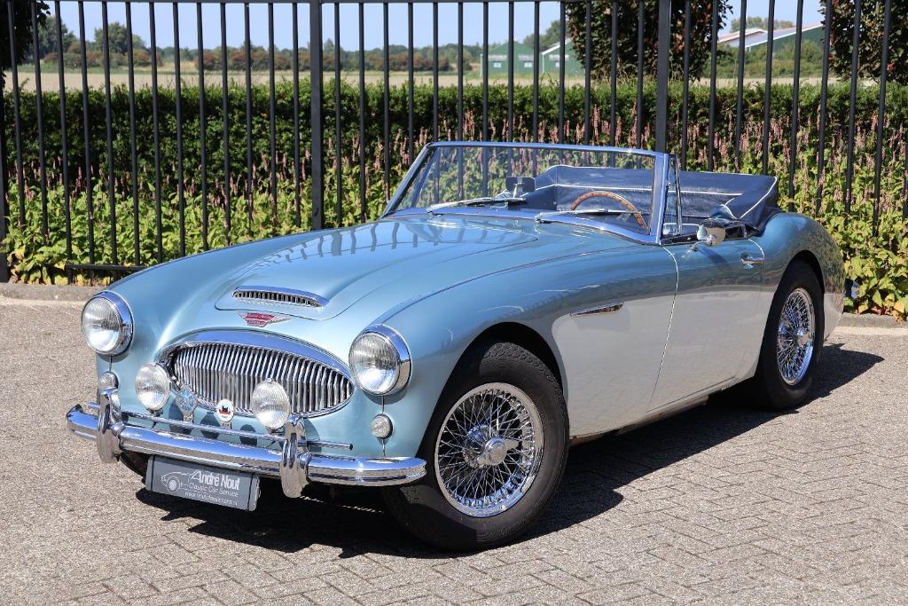 Austin Healey 3000 MK2a BJ7, Auto's, Austin, Cabriolet, Blauw, Bedrijf, 130 pk