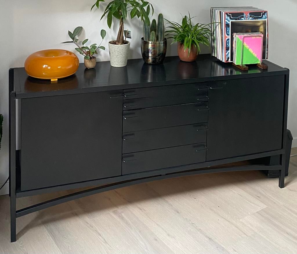 Vintage dressoir, Ophalen, Gebruikt, 25 tot 50 cm, 150 tot 200 cm