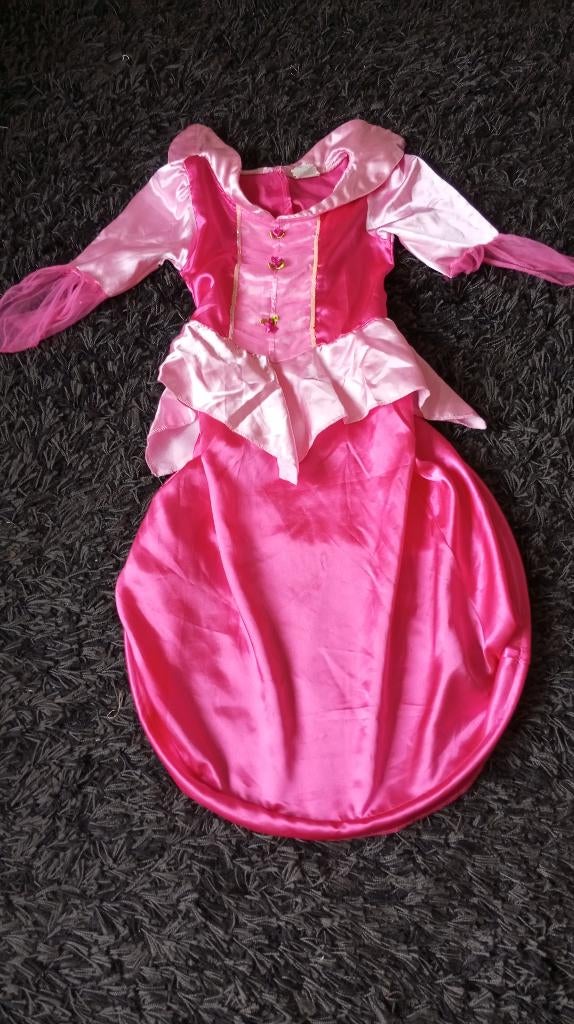 carnaval: prinsessenjurk, Kinderen en Baby's, Carnavalskleding en Verkleedspullen, Ophalen of Verzenden, Zo goed als nieuw, 122 t/m 128
