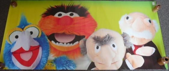 Muppets platen 58x120 cm - stuks - zie foto's - omschr, Ophalen of Verzenden