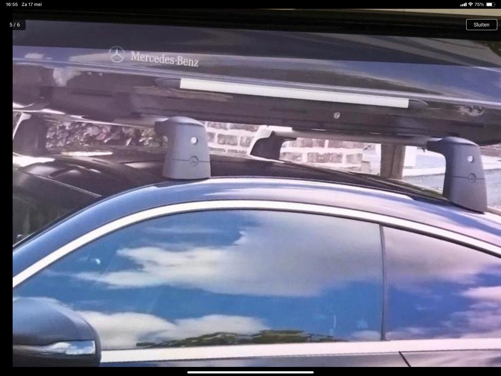 merceds c coupe w205 dakdragers origineel, Auto diversen, Dakdragers, Ophalen, Zo goed als nieuw