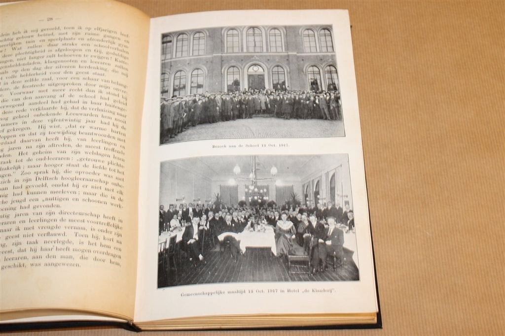 Gedenkboek Rijks HBS Leeuwarden — 50 Jaar Jubileum 1917, Ophalen of Verzenden, Gelezen